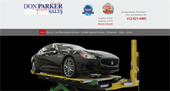 Desktop Screenshot of donparkersales.com
